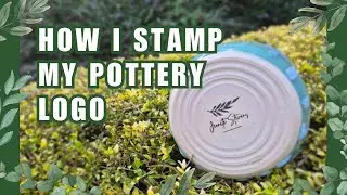 132. How I Add My Logo to Pottery | Underglaze Stamp Transfer with Potters Pad (Game Changer!)