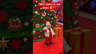 #cutebaby #christmastree #santa #baby #kids#love