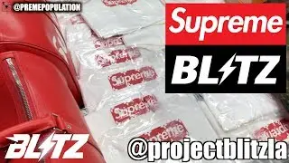 PROJECT BLITZ WAREHOUSE TOUR!! HUGE BOX LOGO + LOUIS VUITTON COLLECTION