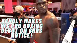 Kendly st Louis Pro Boxing debut vs undefeated Boxer on 8hrs notice