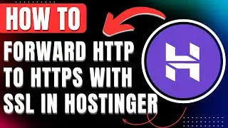 How to Forward Http to Https with free SSL in Hostinger
