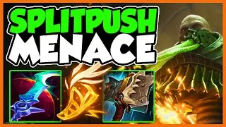 How to carry games through splitpushing [Masters Urgot vs Akali] - League of Legends