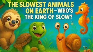 The Slowest Animals on Earth &ndash; Who&rsquo;s the King of Slow? | Fun Facts for Kids!