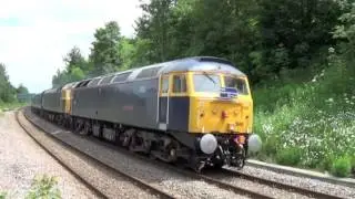 Kilmarnock- Laira Class 47's At Pontefract Baghill 18/06/2016