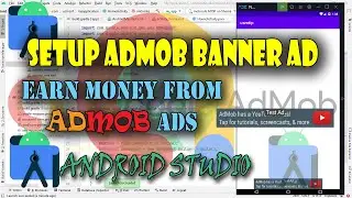 How To #Setup #Admob #Banner #Ad in #Application| #Implement Banner Ad| #Android #Studio #Tutorials