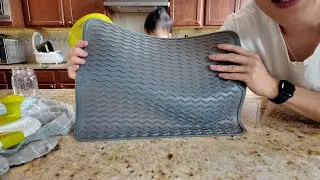 ZLR Silicone Dish Drying Mat: Eco-Friendly & Versatile Kitchen Essential!