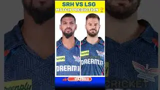 SRH vs LSG JACKPOT MATCH PREDICTION | #srh #lsg #cricket