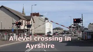 A level crossing in Ayrshire