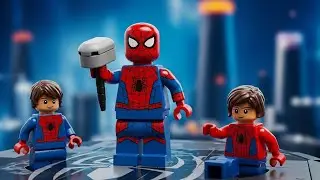 LEGO Spider Hero Episode 04   | A Calm Day in LEGO City 🌈🧱
