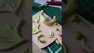 How i made a green dragon from Fimo clay