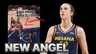 New Angel SHOWS Jacy Sheldon Knee Caitlin Clark IN GROIN&hellip;