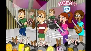 Katie and her friends make a band