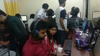 My Office staff last day training....feeling relaxed 😌 😎 