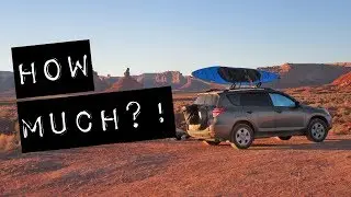 Cost of a 2-Week Car Camping Road Trip (Vandwelling/SUV Camping)