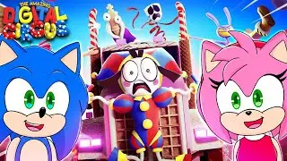 Sonic and Amy watch THE AMAZING DIGITAL CIRCUS - Ep 2: Candy Carrier Chaos! LIVE WITH CHAT!