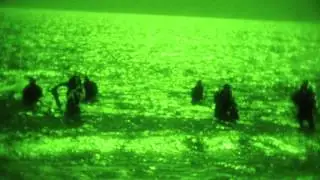 20th Group SF Combat Divers Helo-Cast and Surface at Night