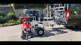 Remorque YO remorques CCT4 - chargement au sol - biellette et roues pivotantes
