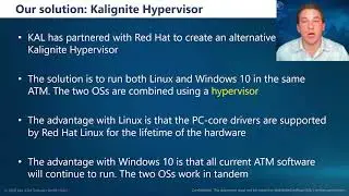 Kalignite Hypervisor -  KAL @ ATMIA Canada