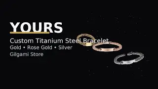 Yours Custom Titanium Steel Bracelet