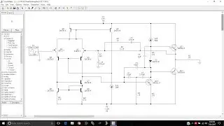LM741 Discrete Op Amp with JFETs Input Transistors and Bass Bump in Protoboard
