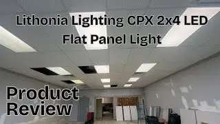 Upgrade Your Space! Lithonia LED 2x 4 Panels Shine Bright! 💡✨#lighting #review