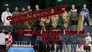 Clossing Ceremony of L&L club Bedminton Pre-christmas compitition @thanlongthanchangdiscipleofchr