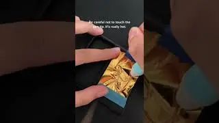 Calligraphy Hot Stamp Foiling on Samsung Leather Phone Case