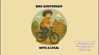 Bike Amsterdam with a local - Westerpark to Central Station - POV