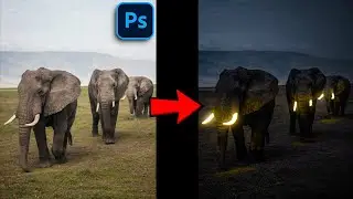 How to create realistic GLOW EFFECT in PHOTOSHOP #duckedupedits #gloweffectphotoshop