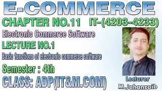 CH#11 Lecture 1st of E-Commerce IT&M.Com | Punjab College Mailsi | Smart Learning : Dated:24-6-2020