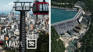 Cable Car & The Dam - Cities Skylines: Maya [EP 32]
