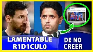 🔴&iexcl;Ay Madre!😲 Lamentable Decisi&oacute;n Del PSG Con LEO MESSI Que Ha Dejado A Todos Con La Boca Abierta 🟥