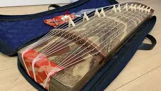 Half Japanese Koto Harp Demo for Sale at tkviper.com/instruments