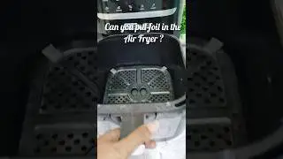 🚫 STOP Using Foil In Air Fryer WRONG (Avoid FIRE Risk)! #airfryer #airfryerhacks #viral #shorts #yt