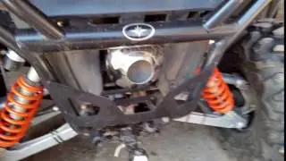 EZRyde Performance Muffer on a RZR 800