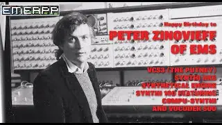 Peter Zinovieff's birthday and the EMEAPP EMS collection