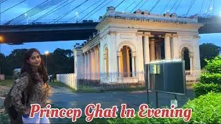 Evening Vibes at Princep Ghat white Structure | Nawabi Thaat
