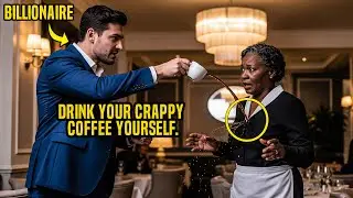 Billionaire pours coffee on a Quiet Elderly Black Waitress &mdash; He Had No Idea Who She Raised