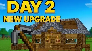 Minecraft Survival Day 2 &ndash; NEW House Upgrade + Mining Adventure Begins!