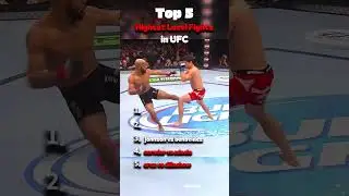 The highest level fights in the UFC