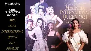 RUCHIKA KANOI - MRS INDIA INTERNATIONAL QUEEN 2021 FINALIST, INTRODUCTION ROUND