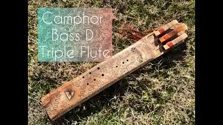 Bass Triple Drone Flute | Elemental Flutes