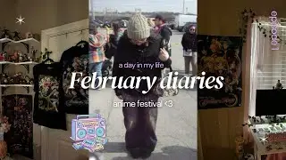 come w/me to a Anime Festival! | japanese food, grwm, friends, haul, cinematic