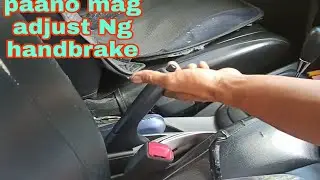 How to adjust handbrake | Toyota Avanza