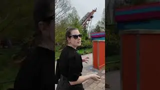Go with the flow - Loop met ons mee (21) #pretpark #themepark #walibi #shorts