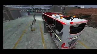 Bus was fully  modified #busilumater Indonesia #pleas support me#[🫡😁😃😀😄😋]