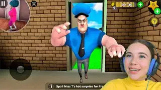 LA MAESTRA se CONVIRTIÓ en POLICÍA! Scary Teacher 3D