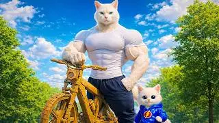 Kitten's Got Bullied For His Bike | Cat Story