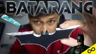DIY Batman Batarang magnet for my PC 3d pen se