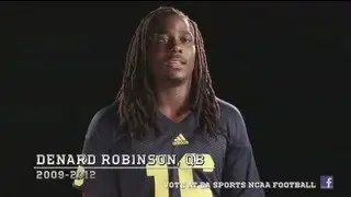 Michigan QB Denard Robinson wants your NCAA Football 14 Cover Vote!